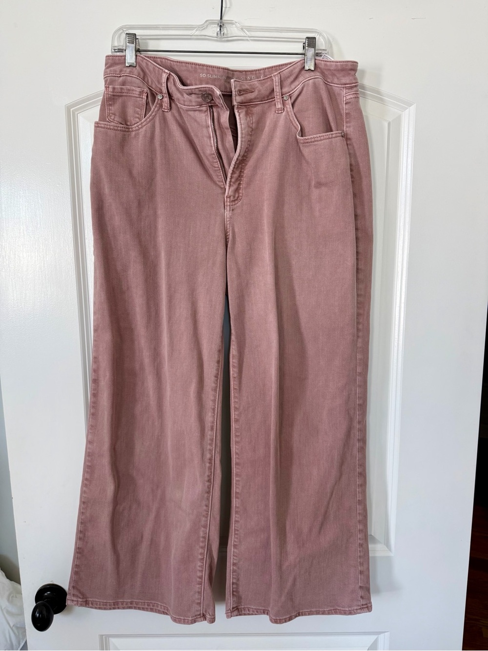Chico's Dusty Rose Wide Leg Jeans